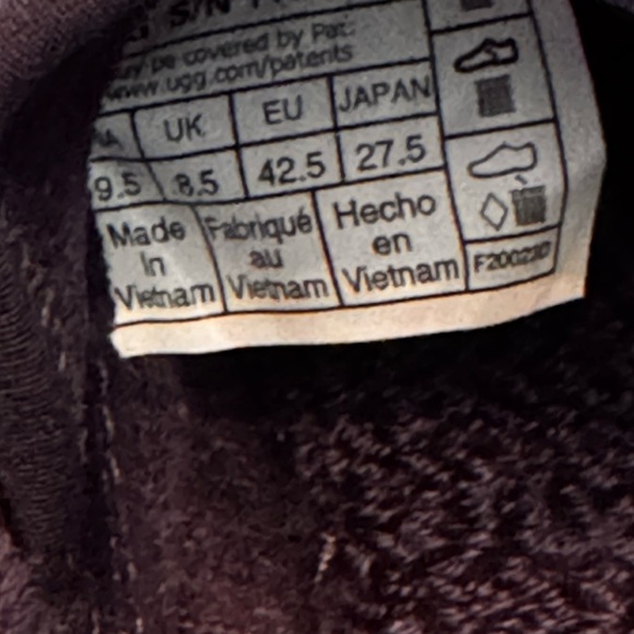 UGG CA78 Tazman slippers Shoes EauC 9.5 - Picture 14 of 16